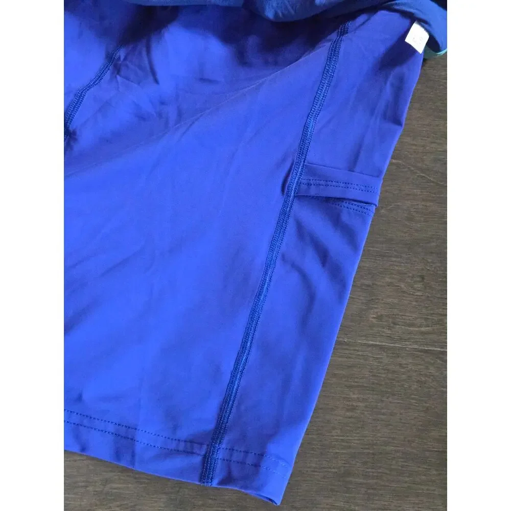 Outdoor Voices Lightspeed 3” Pace Skort Size Medium Blue NWOT - Picture 3 of 7